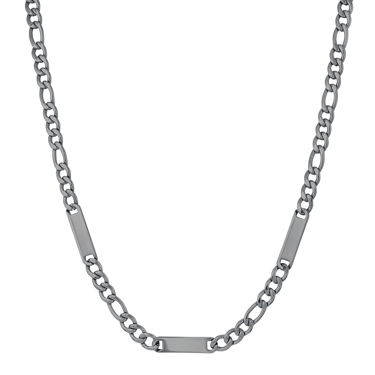 6MM ENGRAVABLE FIGARO CHAIN