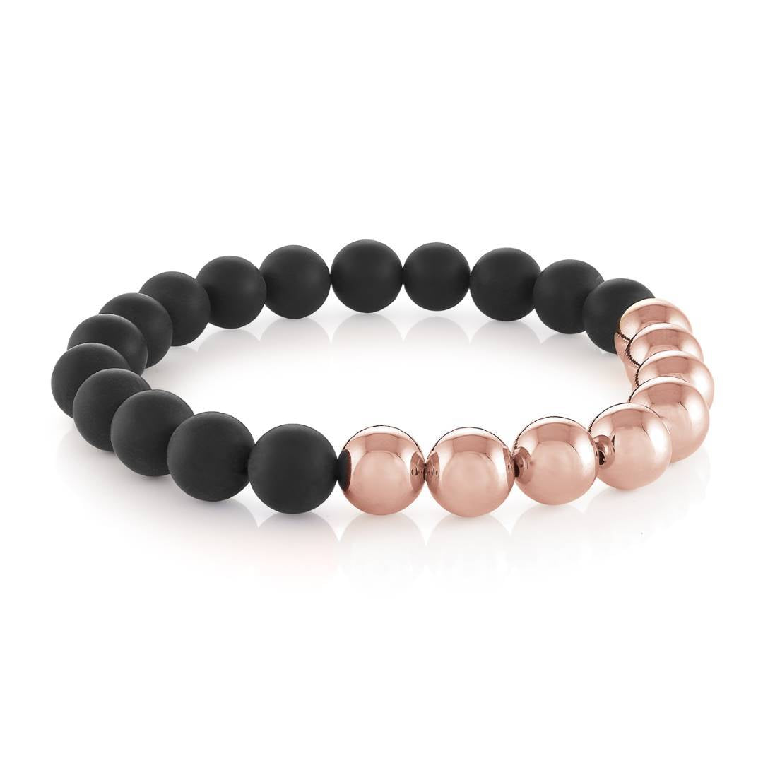 NERO ORO BEAD BRACELET
