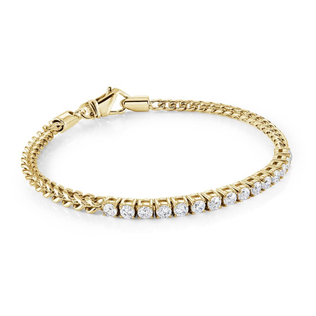 3.3MM-FRANCO TENNIS BRACELET