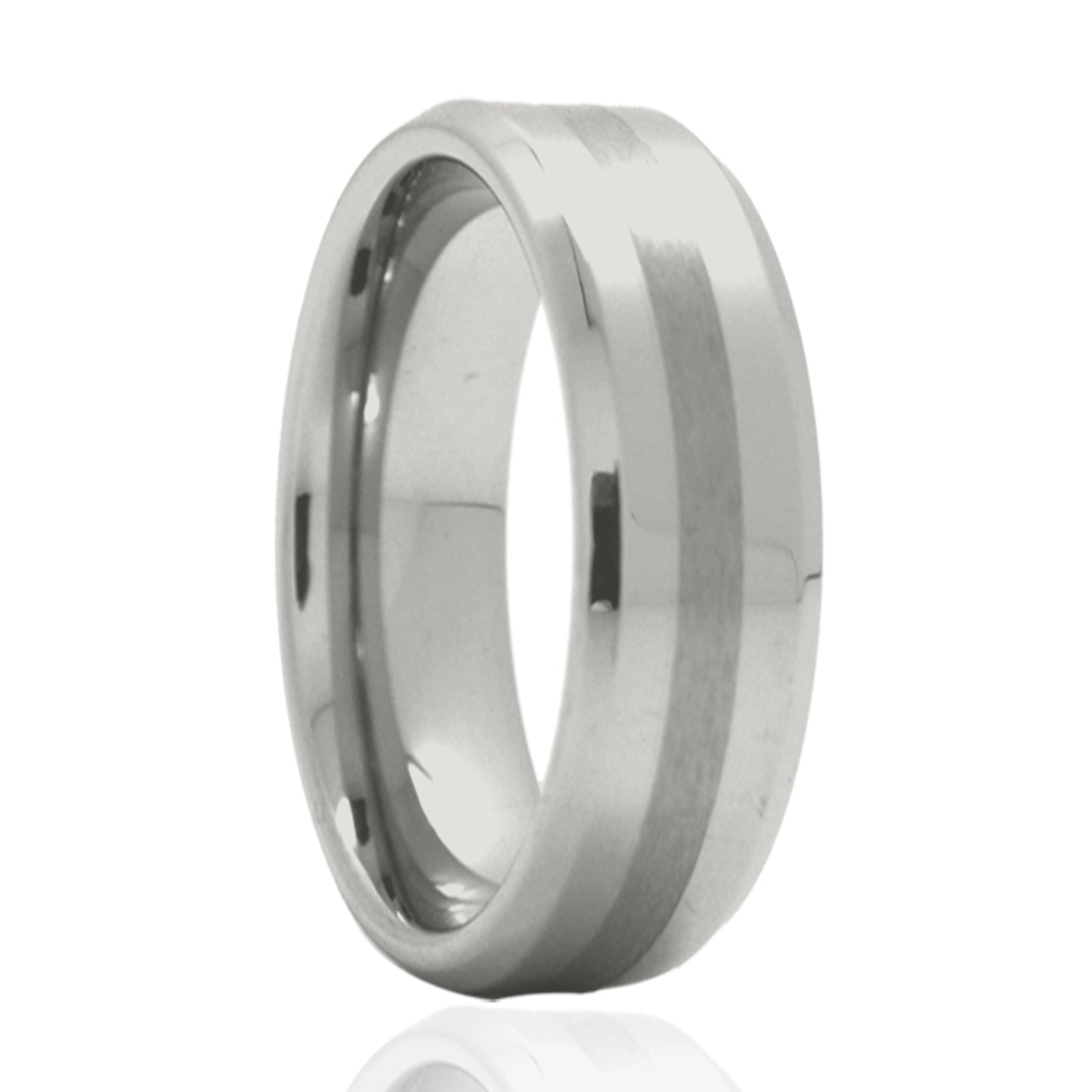 Cobalt Comfort Fit Ring with Polished Finish