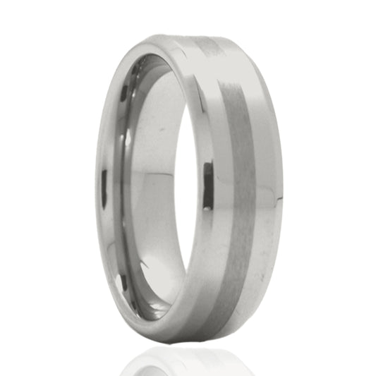 Cobalt Comfort Fit Ring with Polished Finish