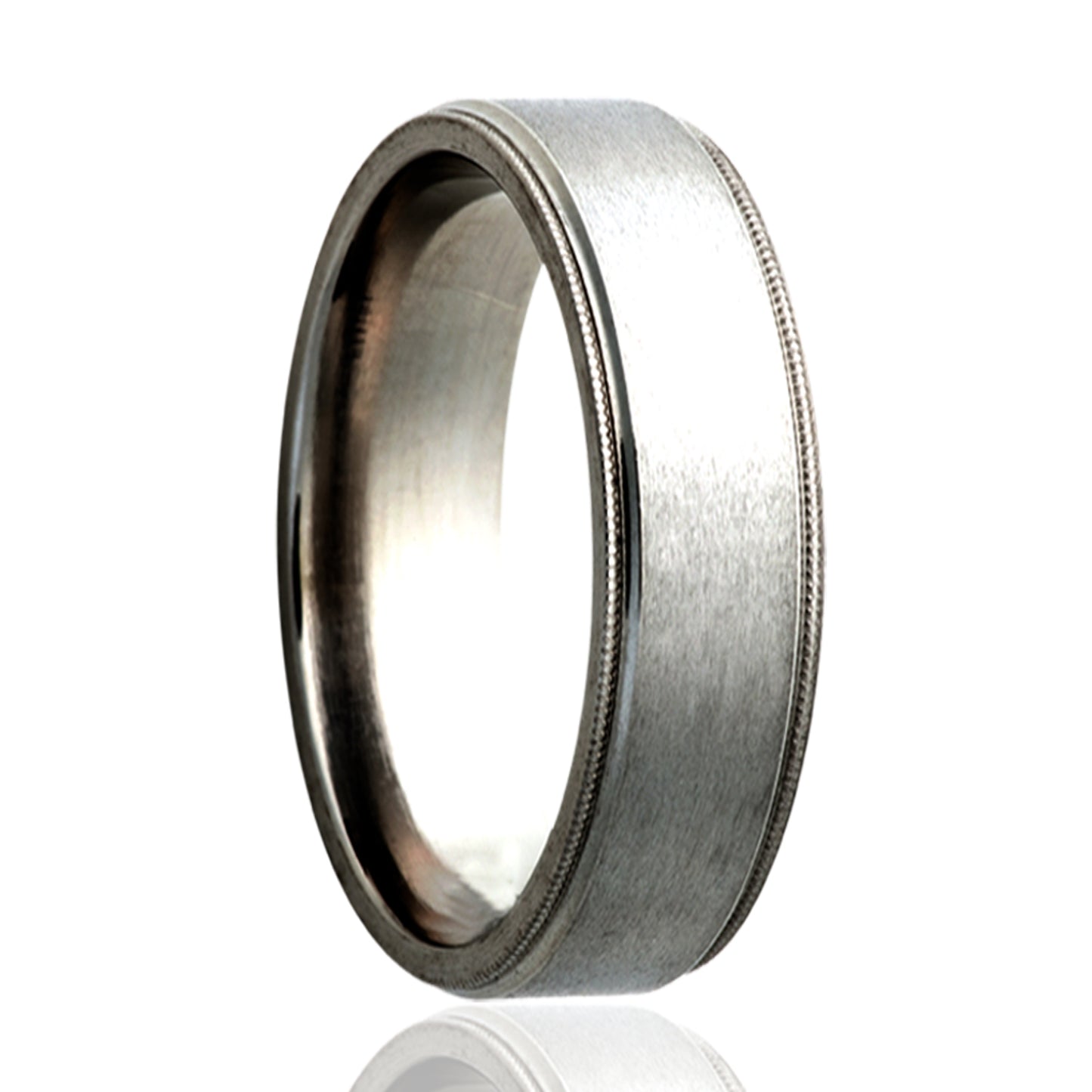 Titanium Comfort Fit Ring with Satin Finish