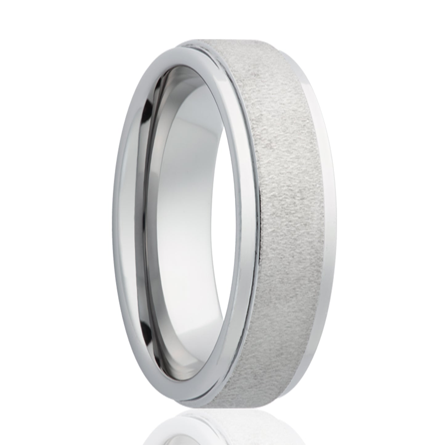 Tungsten Diamond Top Ring - Polished Finish