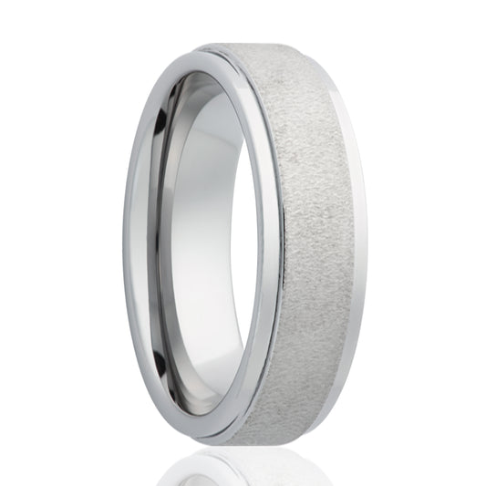 Tungsten Diamond Top Ring - Polished Finish
