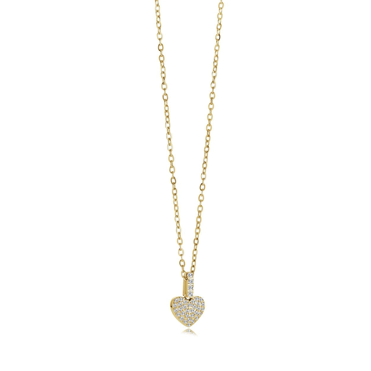CZ HEART PENDANT