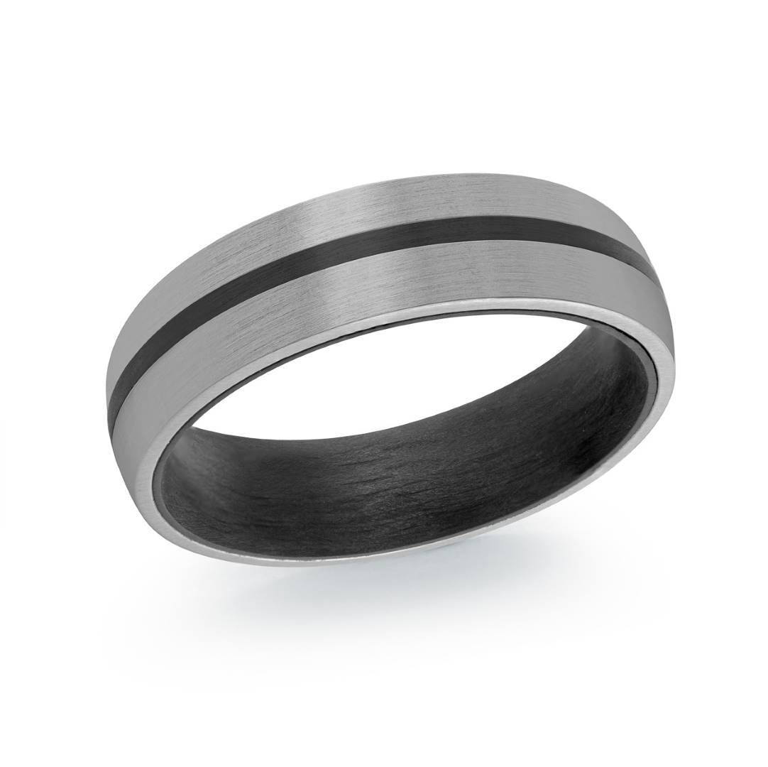 6MM STRIPED CARBON FIBRE BAND