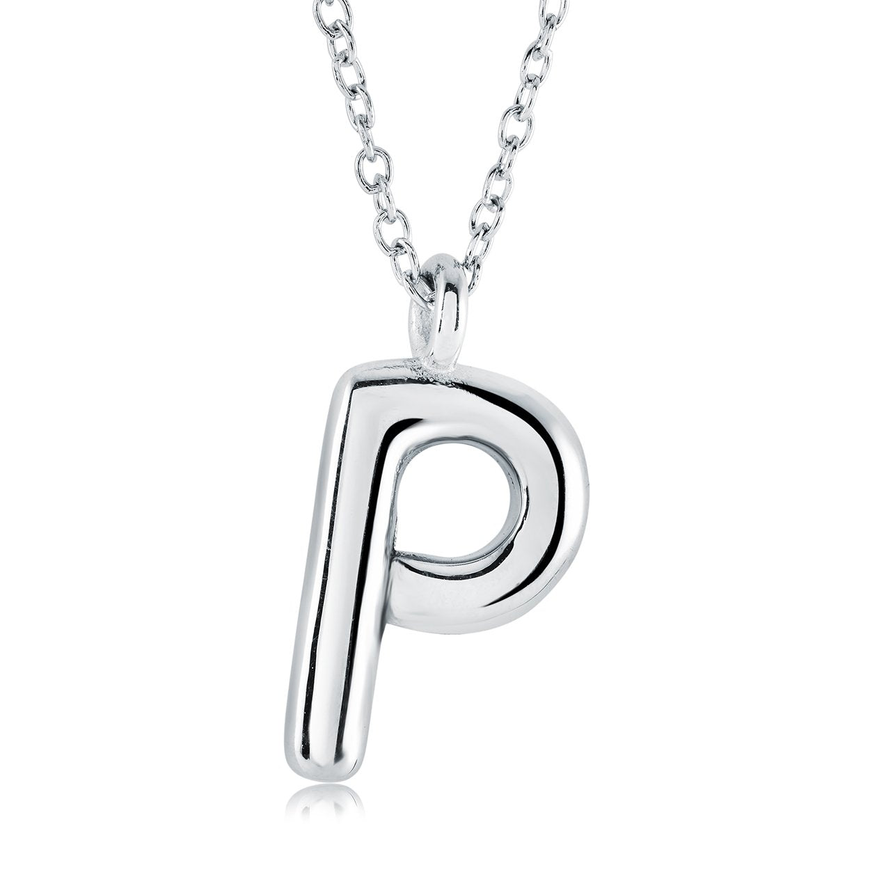 BUBBLE INITIAL NECKLACE