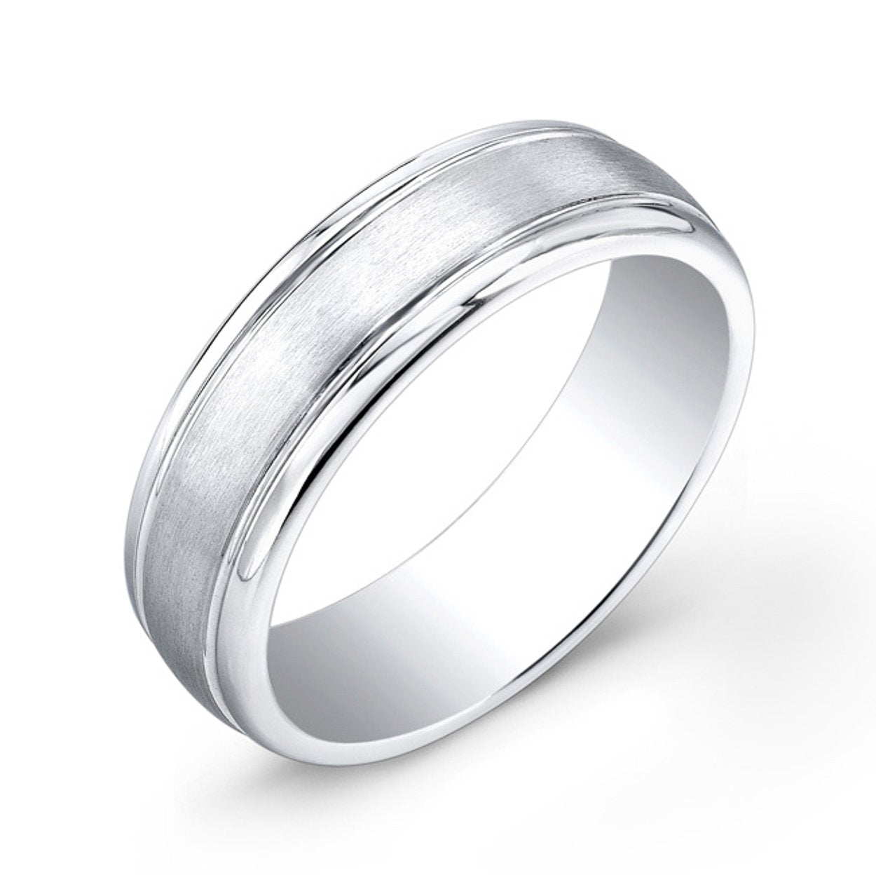 7MM COBALT POLISHED EDGE BAND