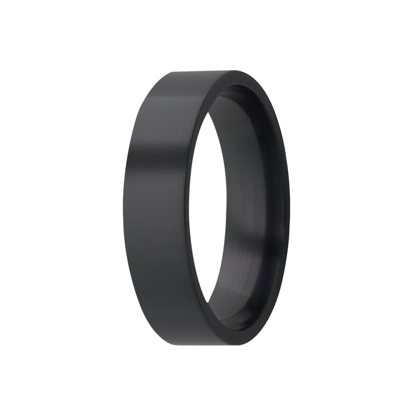 Zirconium Flat Comfort Fit Polished Ring - Fast Delivery