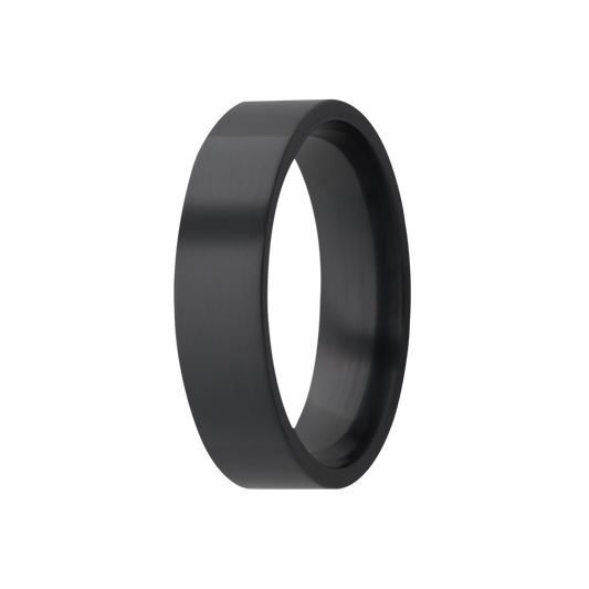 Zirconium Flat Comfort Fit Polished Ring - Fast Delivery