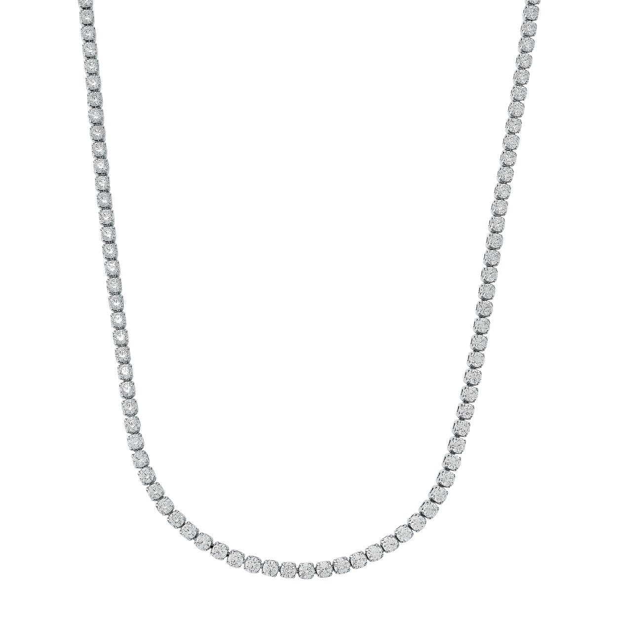 2MM TENNIS NECKLACE