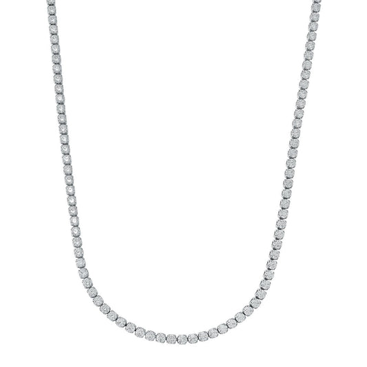2MM TENNIS NECKLACE
