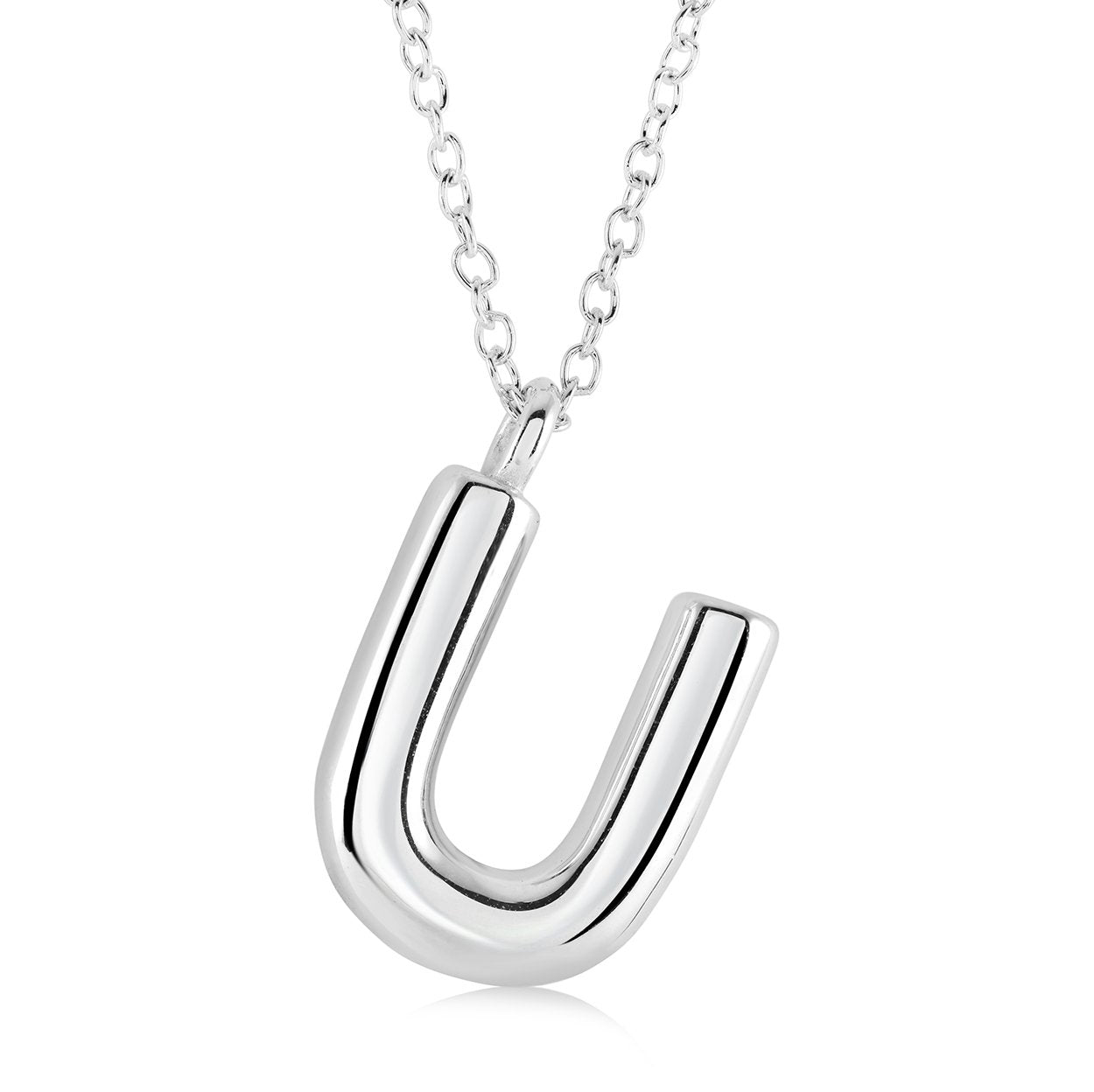 BUBBLE INITIAL NECKLACE