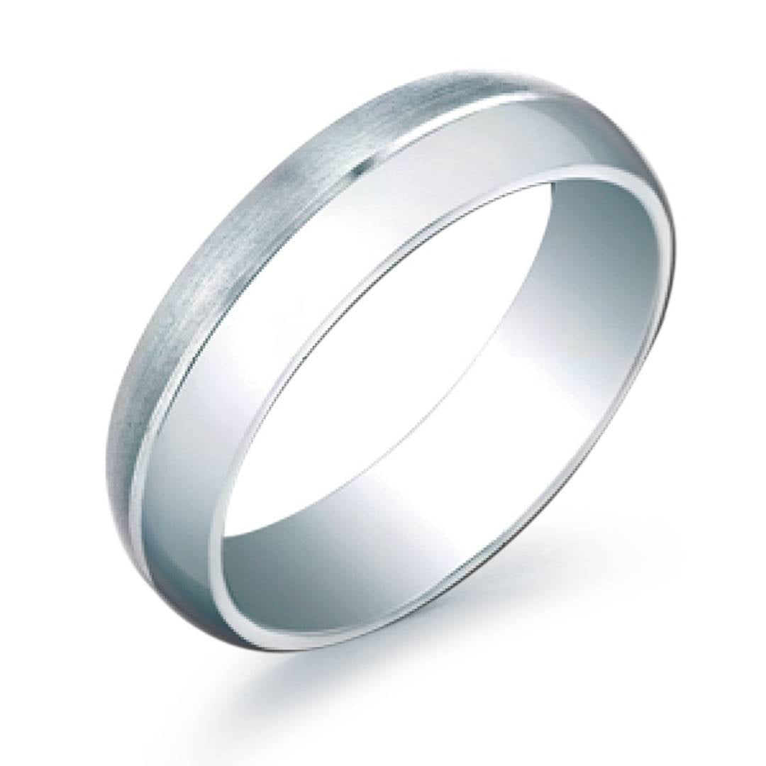 6MM POLISHED TITANIUM BAND