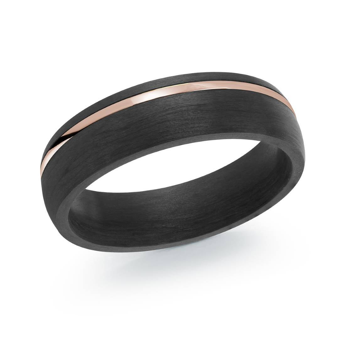 6MM LINED CARBON FIBRE BAND