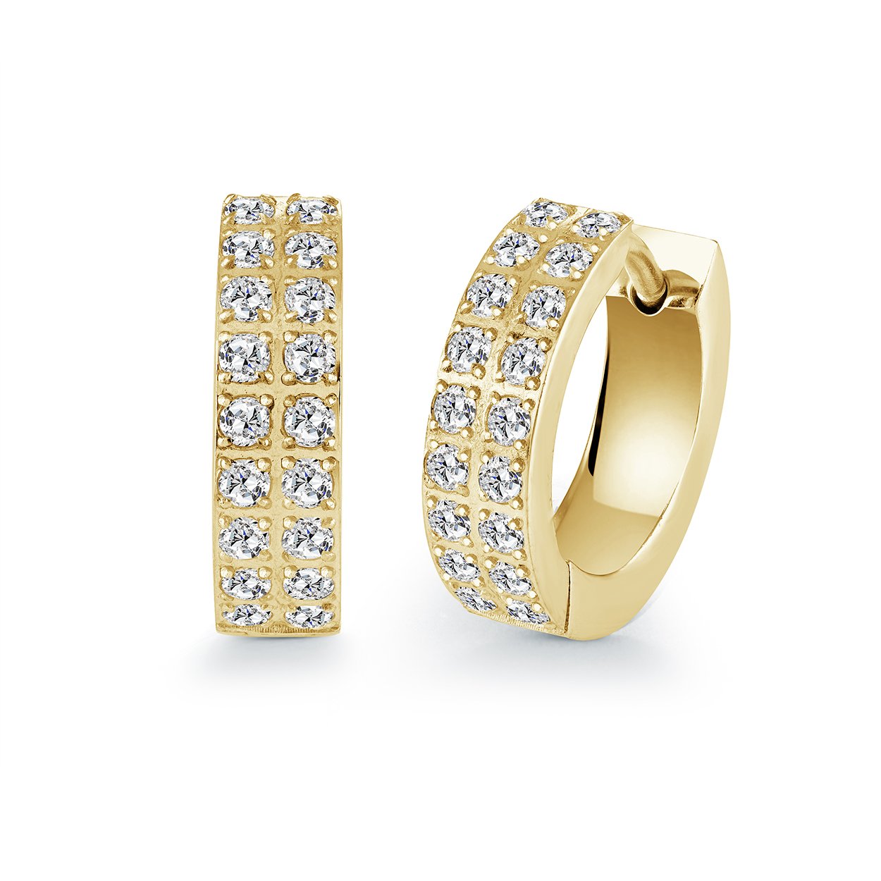 16MM DOUBLE ROW CZ HUGGIES