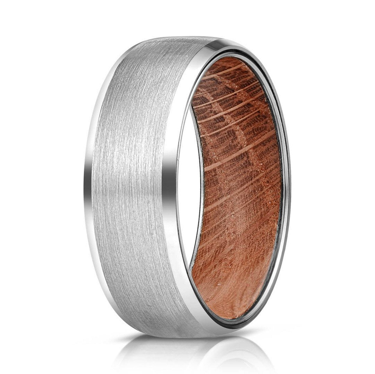 8MM WOOD-INLAY TUNGSTEN BAND