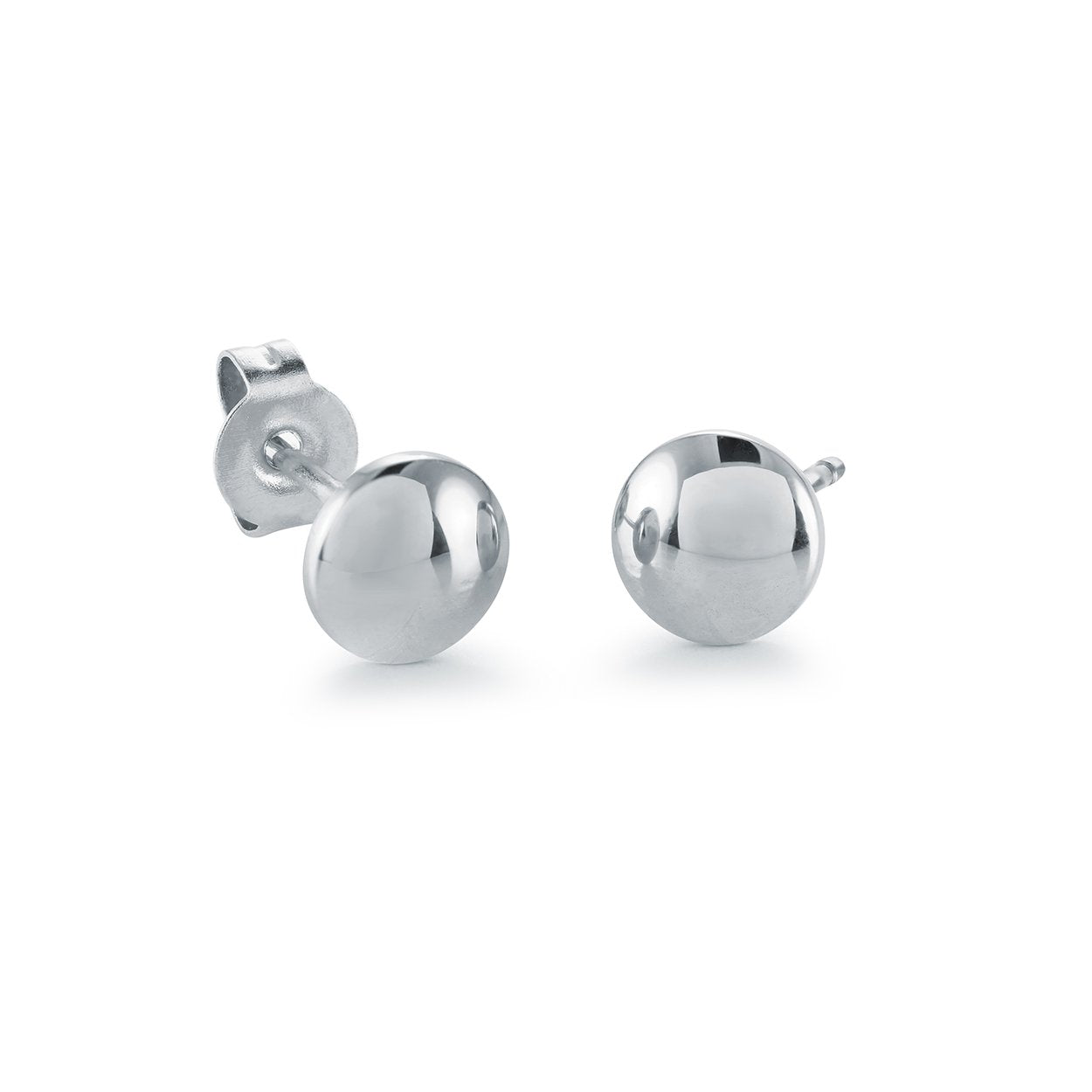 6MM PUFF CIRCLE STUDS