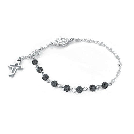 ROSARY LAVA BRACELET