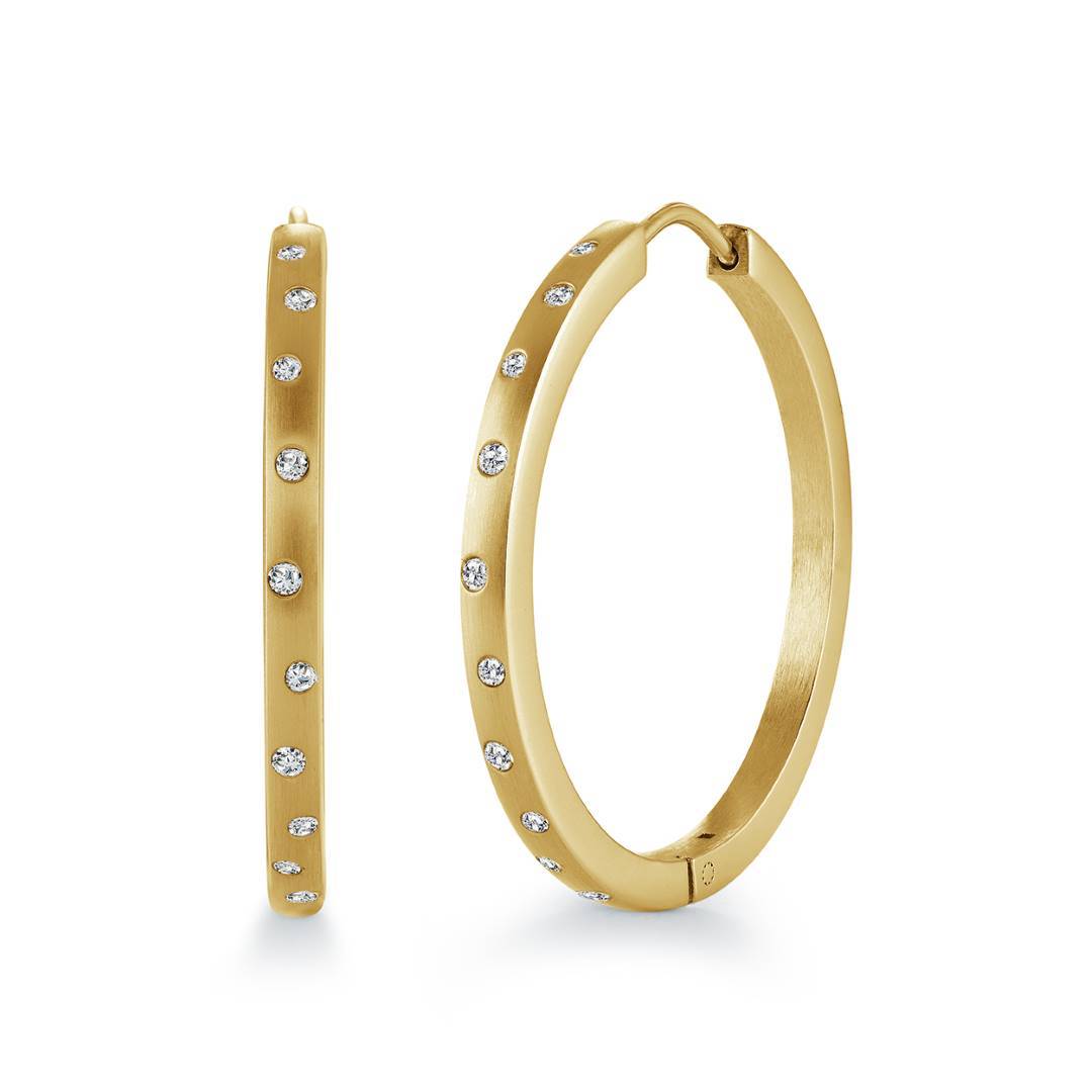 29.5MM CZ HOOPS