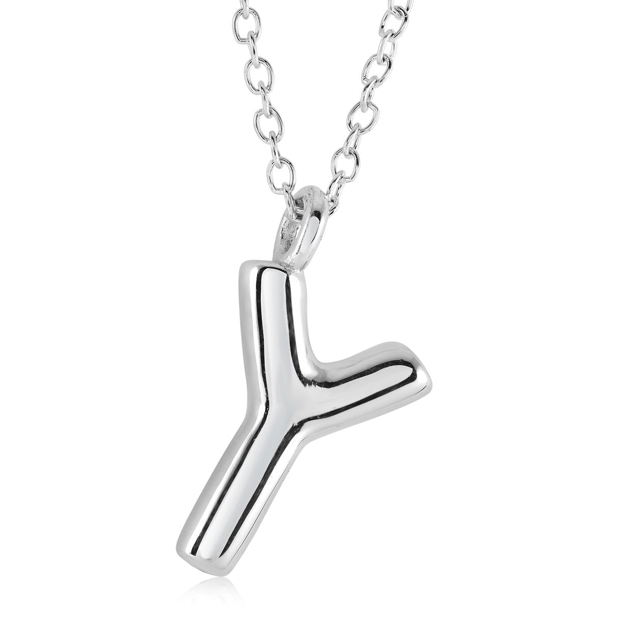 BUBBLE INITIAL NECKLACE