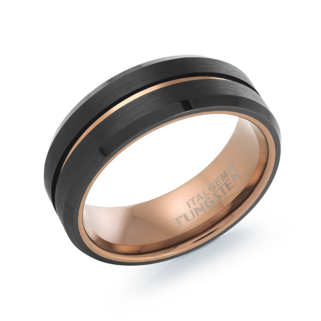 8MM ESPRESSO TUNGSTEN BAND
