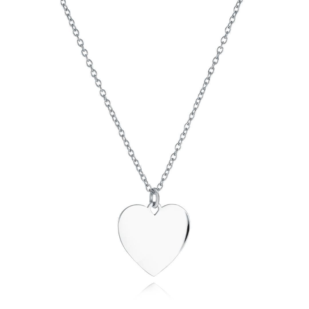 HEART PLATE NECKLACE