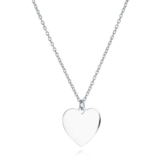 HEART PLATE NECKLACE