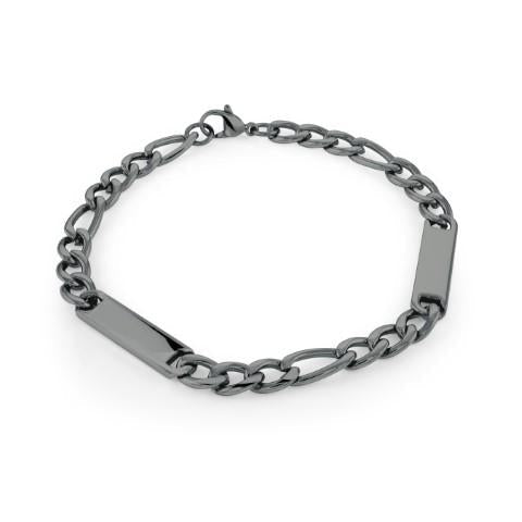 6MM ENGRAVABLE FIGARO BRACELET