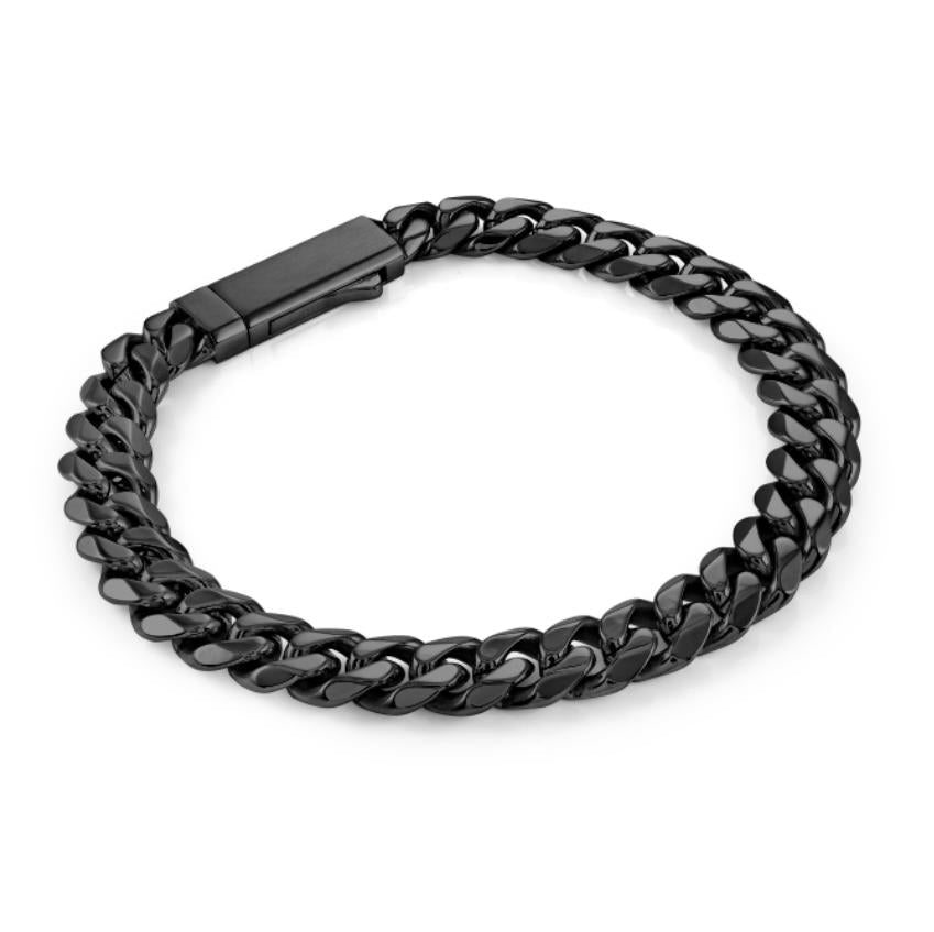 7.7MM CURB KEY-CLASP BRACELET