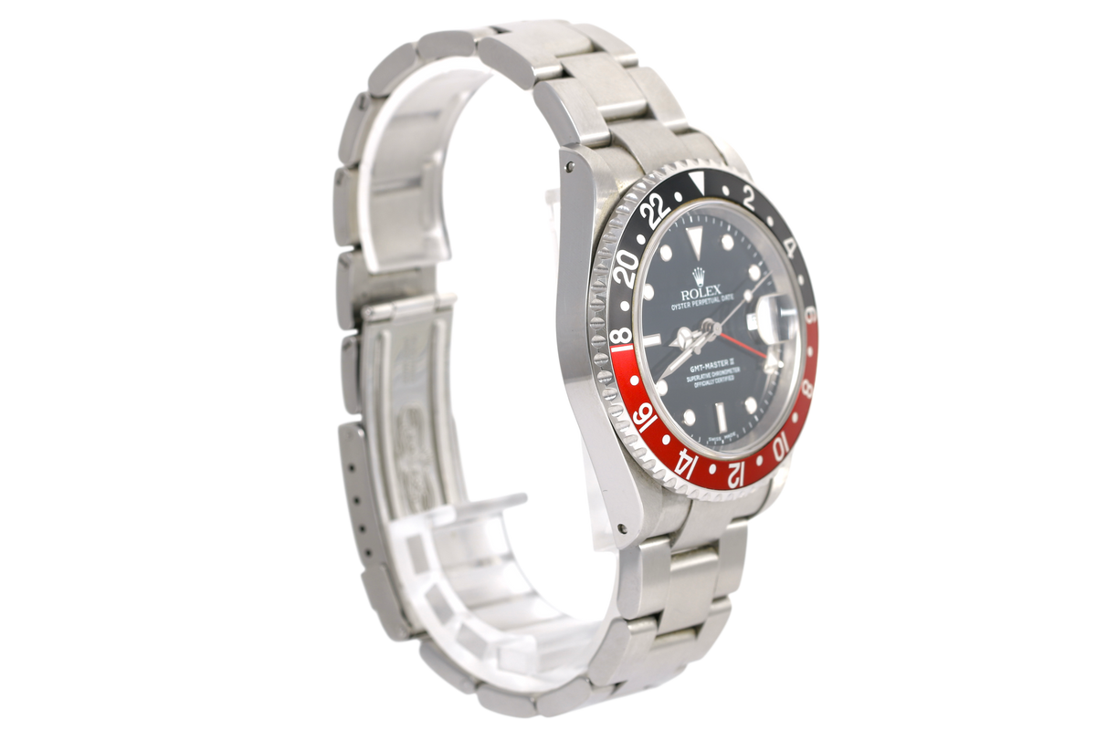 1999 Rolex GMT-Master II 40mm Solid End Links - 16710 (Coke)