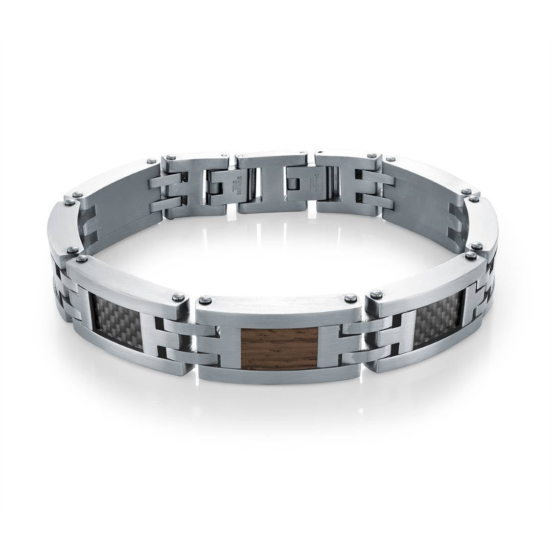 12MM CARBONO WOOD BRACELET