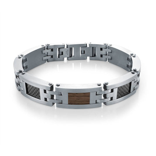 12MM CARBONO WOOD BRACELET