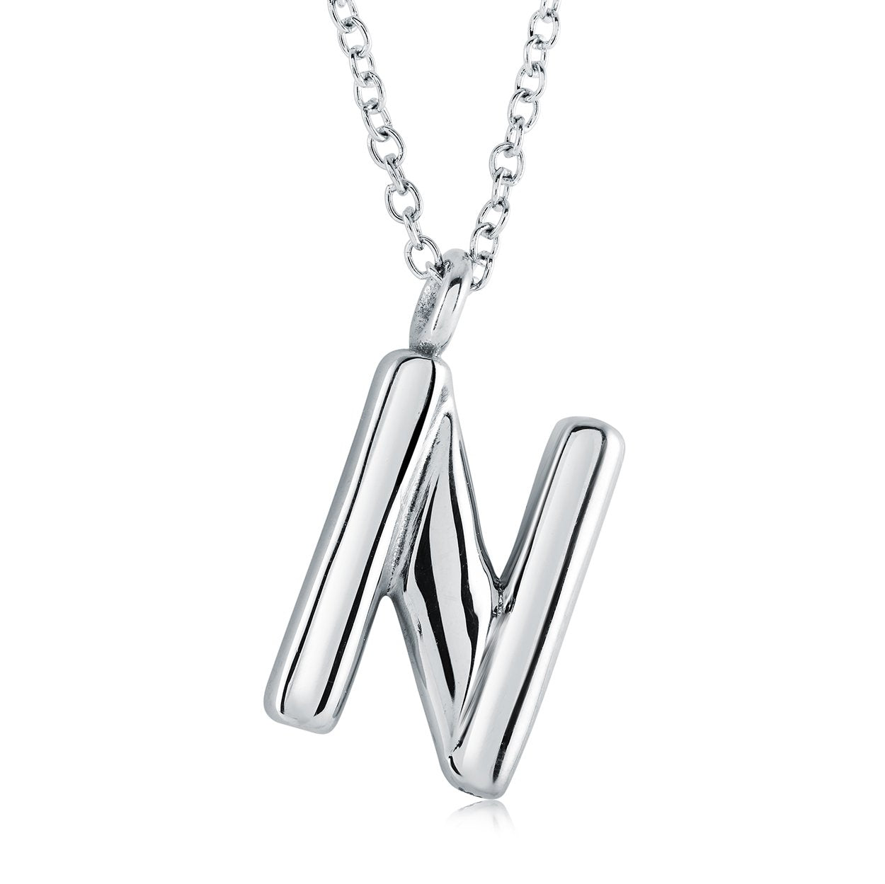 BUBBLE INITIAL NECKLACE