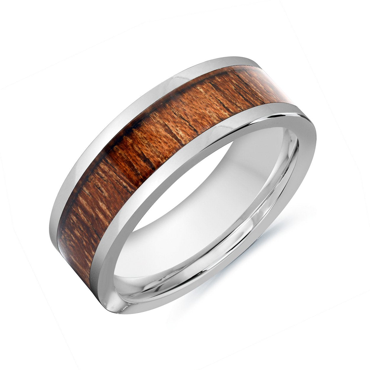 8MM WOOD-INLAY TUNGSTEN BAND