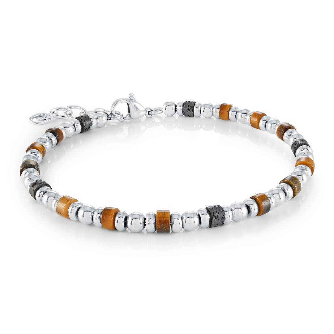 4MM TIGER'S-EYE BRACELET
