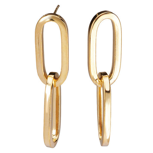 Italian Paperclip Dangle Earrings