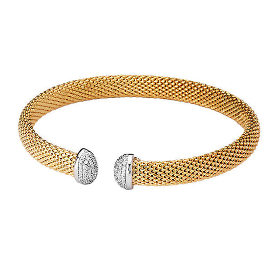 Italian Gold Plated Sterling Silver Bracelet