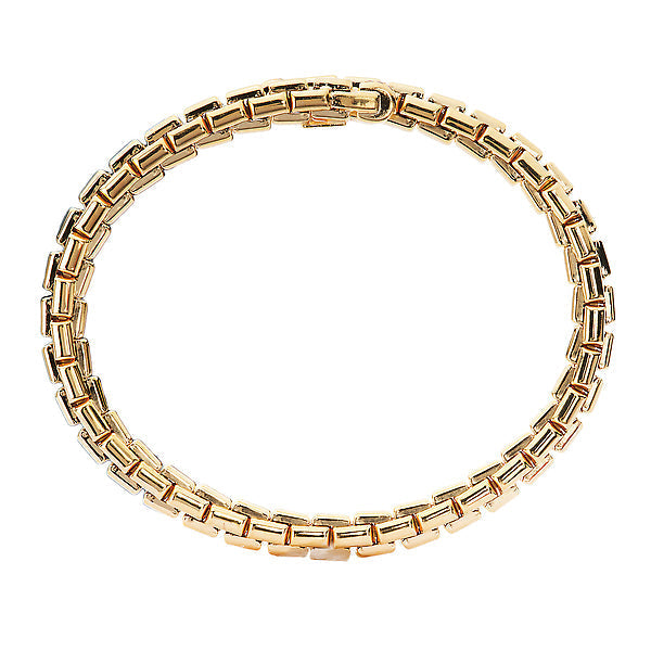 Italian Gold Plated Bypass Bangle