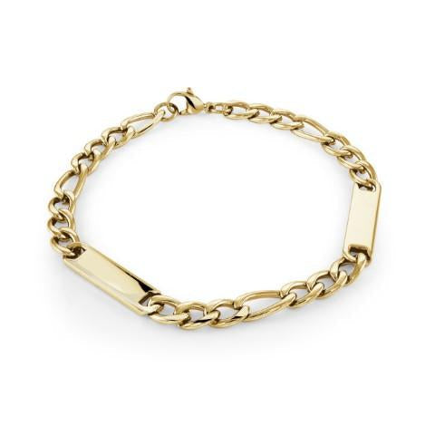 6MM ENGRAVABLE FIGARO BRACELET