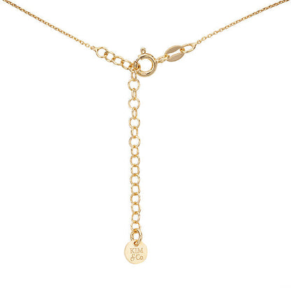 Gold Plated Sterling Silver Initial Necklace