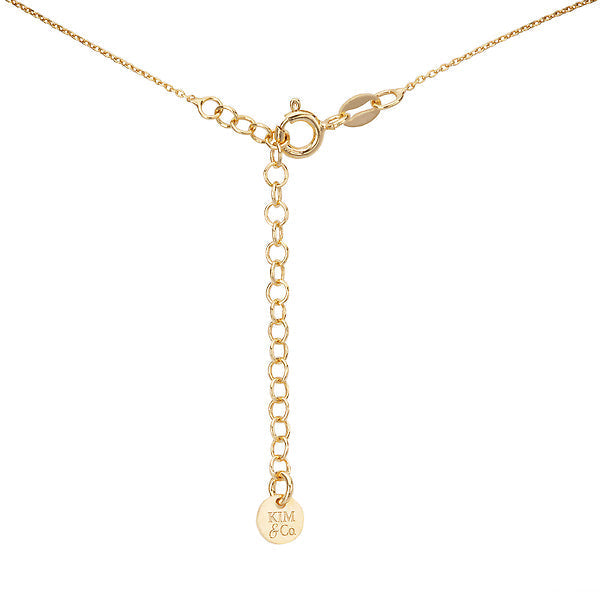 Gold Plated Sterling Silver Initial Necklace