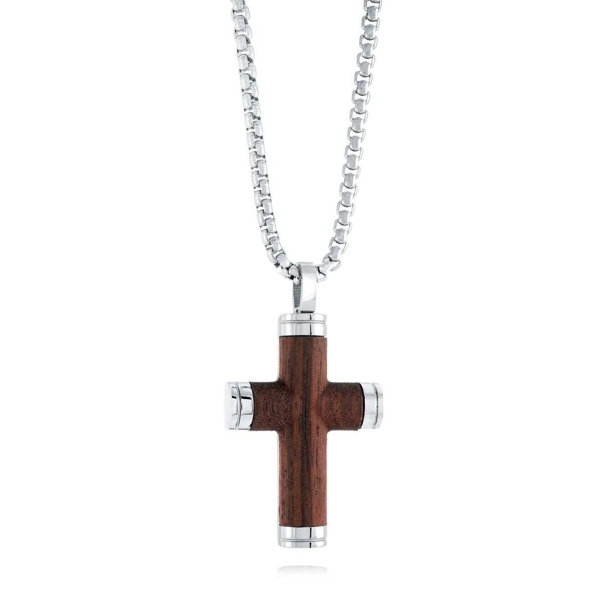 WOOD CROSS PENDANT
