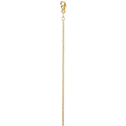 Italian Gold Plated Rollo Chain