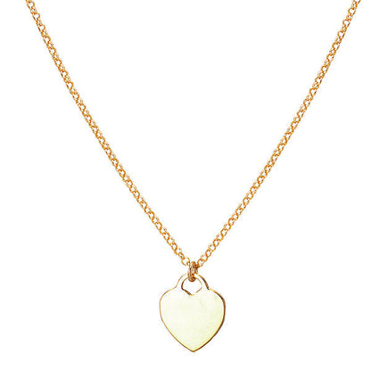 Italian Mother of Pearl Heart Necklace