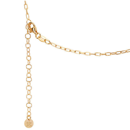 Italian U Link and Pearl Necklace