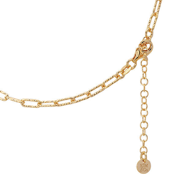 Italian Gold Plated Charm Necklace