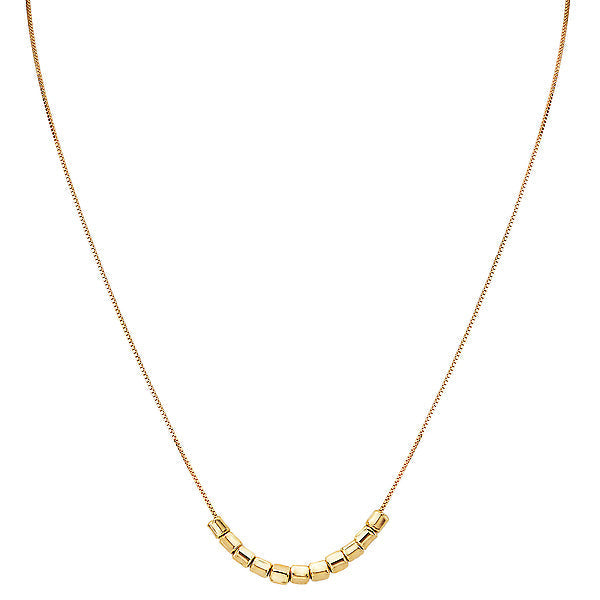 Italian Gold Plated Nugget Necklace