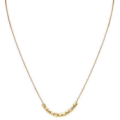 Italian Gold Plated Nugget Necklace