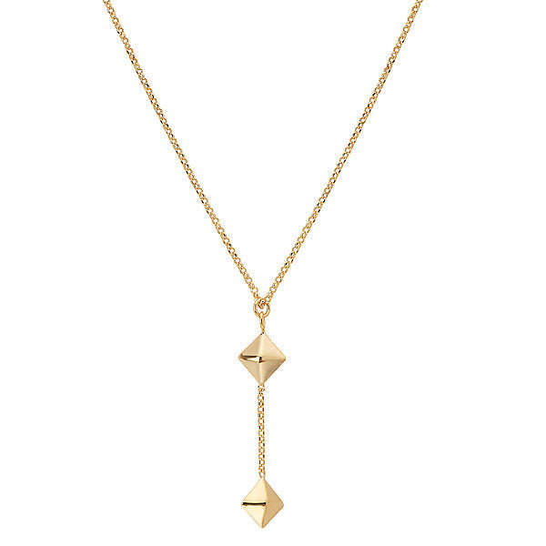 Italian Gold Plated Y Necklace